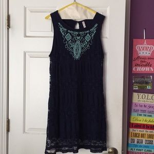 Navy blue dress!